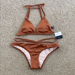 L.A. Hearts two piece copper bikini